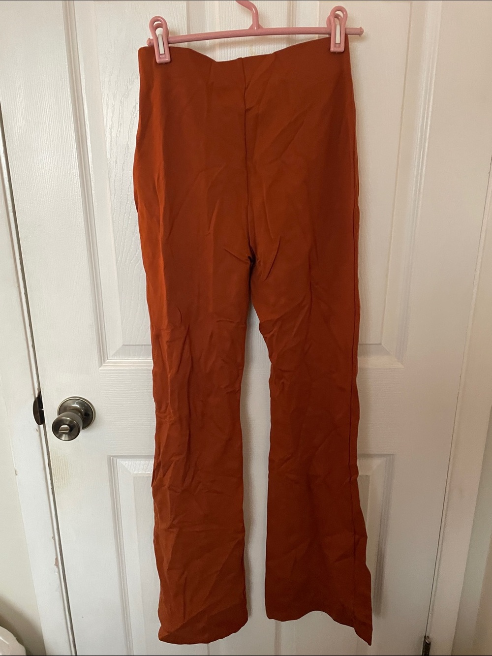 a new day Rust-Brown Flare Pants - Picture 3 of 3